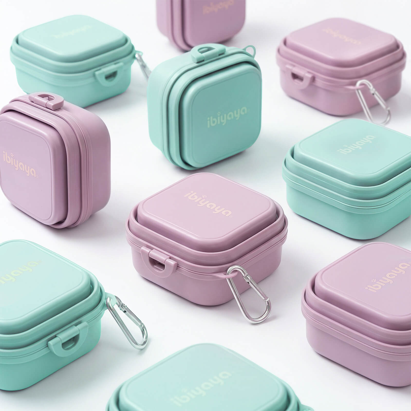 魔法飽盒寵物外出密封折疊碗