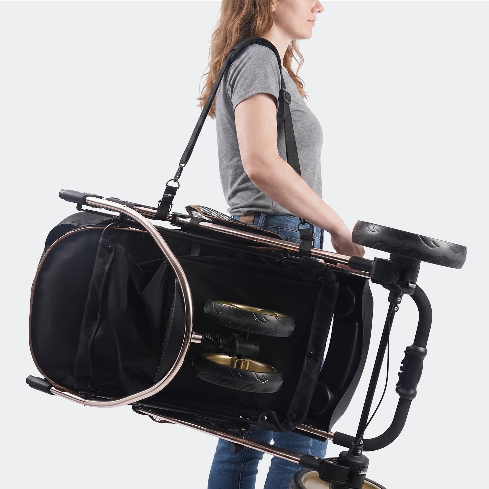 小挑夫推車通用止滑肩背帶